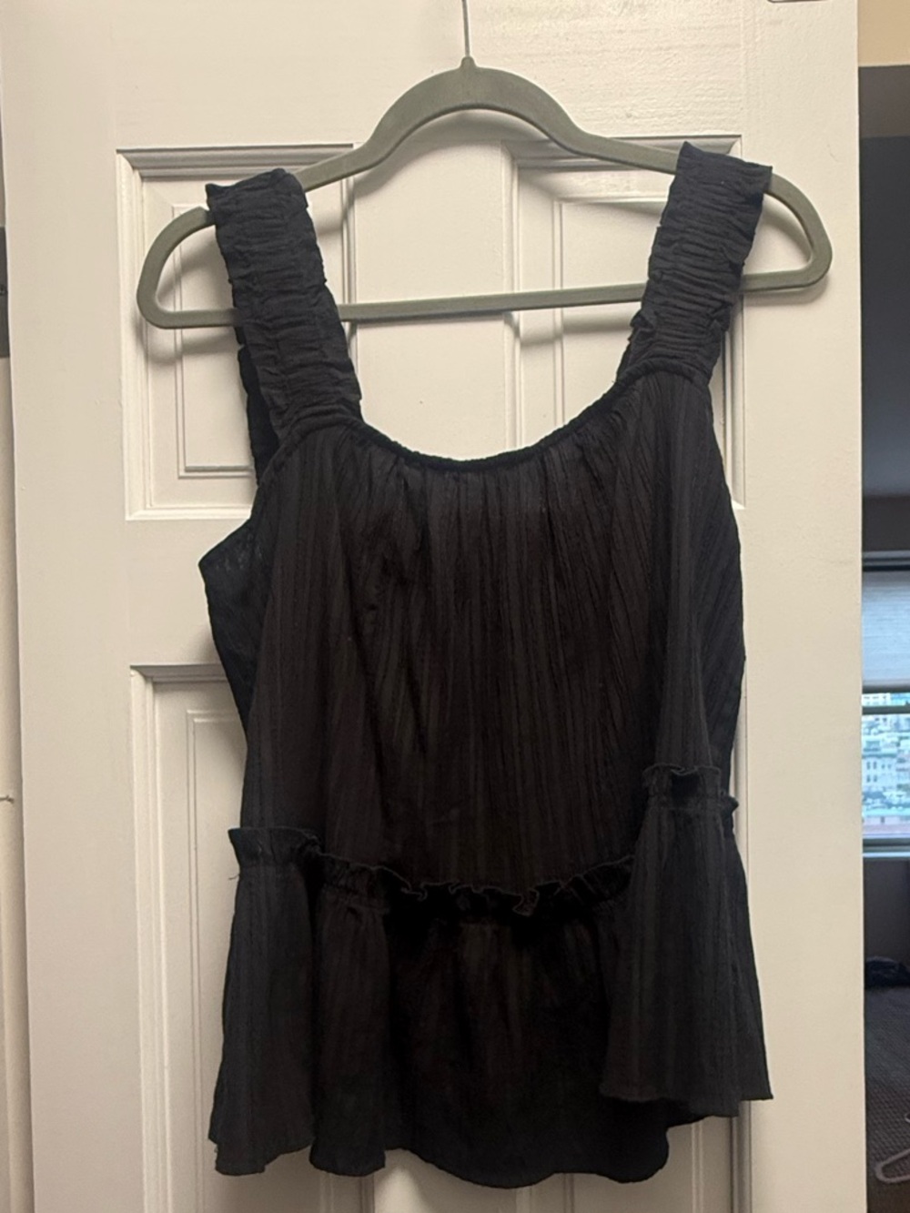 Anthropologie black tank top